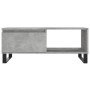 Mesa de centro madera contrachapada gris hormigón 90x50x36,5 cm de vidaXL, Mesas de centro - Ref: Foro24-830576, Precio: 64,6...