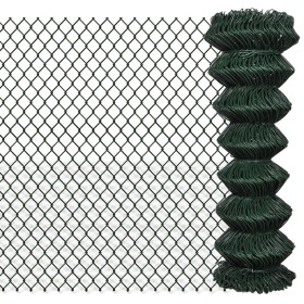 Green steel wire mesh fence 1.25x25 m by vidaXL, fence panels - Ref: Foro24-140350, Price: 104,99 €, Discount: %