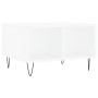 Mesa de centro madera contrachapada blanco 60x50x36,5 cm de vidaXL, Mesas de centro - Ref: Foro24-830540, Precio: 42,74 €, De...