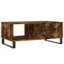 Smoked oak plywood coffee table 90x50x36.5 cm by vidaXL, Coffee table - Ref: Foro24-830577, Price: 62,87 €, Discount: %