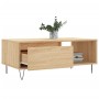 Oak Sonoma plywood coffee table 90x50x36.5 cm by vidaXL, Coffee table - Ref: Foro24-830567, Price: 61,99 €, Discount: %