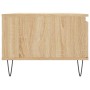 Oak Sonoma plywood coffee table 90x50x36.5 cm by vidaXL, Coffee table - Ref: Foro24-830567, Price: 61,99 €, Discount: %