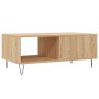 Oak Sonoma plywood coffee table 90x50x36.5 cm by vidaXL, Coffee table - Ref: Foro24-830567, Price: 61,99 €, Discount: %