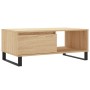 Sonoma oak plywood coffee table 90x50x36.5 cm by vidaXL, Coffee table - Ref: Foro24-830575, Price: 63,09 €, Discount: %