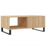 Mesa de centro madera contrachapada roble Sonoma 90x50x36,5 cm de vidaXL, Mesas de centro - Ref: Foro24-830575, Precio: 62,87...