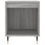 Bedside table 2 units engineered wood gray Sonoma 40x35x50 cm by vidaXL, Nightstands - Ref: Foro24-830713, Price: 46,20 €, Di...