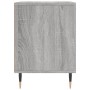 Bedside table 2 units engineered wood gray Sonoma 40x35x50 cm by vidaXL, Nightstands - Ref: Foro24-830713, Price: 46,20 €, Di...