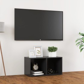 Gray plywood TV cabinet 72x35x36.5 cm by vidaXL, TV Furniture - Ref: Foro24-805527, Price: 32,80 €, Discount: %