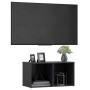 Gray plywood TV cabinet 72x35x36.5 cm by vidaXL, TV Furniture - Ref: Foro24-805527, Price: 34,63 €, Discount: %