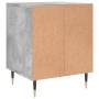 Mesitas noche 2 uds madera ingeniería gris hormigón 40x35x50 cm de vidaXL, Mesitas de noche - Ref: Foro24-830709, Precio: 38,...