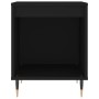 Mesita de noche madera de ingeniería negro 40x35x50 cm de vidaXL, Mesitas de noche - Ref: Foro24-830702, Precio: 34,73 €, Des...