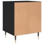 Mesita de noche madera de ingeniería negro 40x35x50 cm de vidaXL, Mesitas de noche - Ref: Foro24-830702, Precio: 34,73 €, Des...