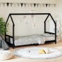 Estructura de cama para niños madera de pino negro 80x200 cm de vidaXL, Cunas y camas para niños - Ref: Foro24-835717, Precio...