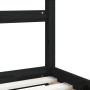 Estructura de cama para niños madera de pino negro 80x200 cm de vidaXL, Cunas y camas para niños - Ref: Foro24-835717, Precio...