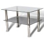 Two-tier glass coffee table by vidaXL, Coffee table - Ref: Foro24-240341, Price: 58,55 €, Discount: %