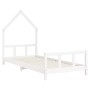 Estructura de cama para niños madera de pino blanco 90x190 cm de vidaXL, Cunas y camas para niños - Ref: Foro24-834562, Preci...