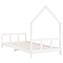 Estructura de cama para niños madera de pino blanco 90x190 cm de vidaXL, Cunas y camas para niños - Ref: Foro24-834562, Preci...