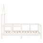 Estructura de cama para niños madera de pino blanco 70x140 cm de vidaXL, Cunas y camas para niños - Ref: Foro24-834556, Preci...