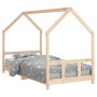 Estructura de cama para niños madera maciza de pino 90x200 cm de vidaXL, Cunas y camas para niños - Ref: Foro24-835718, Preci...