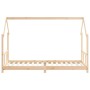 Estructura de cama para niños madera maciza de pino 90x200 cm de vidaXL, Cunas y camas para niños - Ref: Foro24-835718, Preci...