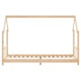 Estructura de cama para niños madera maciza de pino 80x200 cm de vidaXL, Cunas y camas para niños - Ref: Foro24-835715, Preci...