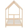 Estructura de cama para niños madera maciza de pino 80x200 cm de vidaXL, Cunas y camas para niños - Ref: Foro24-835715, Preci...