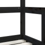 Estructura de cama para niños madera de pino negro 70x140 cm de vidaXL, Cunas y camas para niños - Ref: Foro24-835723, Precio...