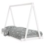 Estructura de cama para niños madera de pino blanco 90x190 cm de vidaXL, Cunas y camas para niños - Ref: Foro24-834532, Preci...