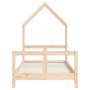 Estructura de cama para niños madera maciza de pino 80x160 cm de vidaXL, Cunas y camas para niños - Ref: Foro24-834558, Preci...