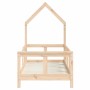 Estructura de cama para niños madera maciza de pino 70x140 cm de vidaXL, Cunas y camas para niños - Ref: Foro24-834555, Preci...