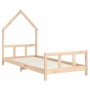 Estructura de cama para niños madera maciza de pino 90x200 cm de vidaXL, Cunas y camas para niños - Ref: Foro24-834567, Preci...