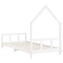 Estructura de cama para niños madera de pino blanco 90x200 cm de vidaXL, Cunas y camas para niños - Ref: Foro24-834568, Preci...