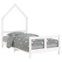 White pine wood children's bed frame 80x160 cm by vidaXL, Cribs and beds for children - Ref: Foro24-834559, Price: 93,69 €, D...