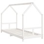 Estructura de cama para niños madera de pino blanco 80x200 cm de vidaXL, Cunas y camas para niños - Ref: Foro24-835716, Preci...