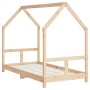 Estructura de cama para niños madera maciza de pino 80x160 cm de vidaXL, Cunas y camas para niños - Ref: Foro24-835724, Preci...