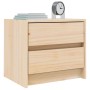 Mesitas de noche 2 uds madera maciza de pino 40x31x35,5 cm de vidaXL, Mesitas de noche - Ref: Foro24-836136, Precio: 66,77 €,...