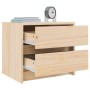 Mesitas de noche 2 uds madera maciza de pino 40x31x35,5 cm de vidaXL, Mesitas de noche - Ref: Foro24-836136, Precio: 66,77 €,...