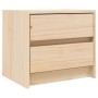 Mesitas de noche 2 uds madera maciza de pino 40x31x35,5 cm de vidaXL, Mesitas de noche - Ref: Foro24-836136, Precio: 66,77 €,...