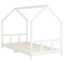 Estructura de cama para niños madera de pino blanco 90x190 cm de vidaXL, Cunas y camas para niños - Ref: Foro24-835728, Preci...