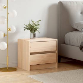 Solid pine wood bedside table 40x31x35.5 cm by vidaXL, Nightstands - Ref: Foro24-836135, Price: 39,34 €, Discount: %