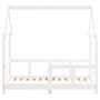 Estructura de cama para niños madera de pino blanco 70x140 cm de vidaXL, Cunas y camas para niños - Ref: Foro24-835722, Preci...