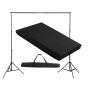 Backdrop support system 300x300 cm black by vidaXL, Money - Ref: Foro24-160067, Price: 73,30 €, Discount: %