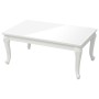 Glossy white engineered wood coffee table 100x50x42 cm by vidaXL, Coffee table - Ref: Foro24-358560, Price: 127,59 €, Discoun...