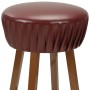 Kitchen stools 2 units brown synthetic leather by vidaXL, Kitchen stools - Ref: Foro24-246731, Price: 116,99 €, Discount: %