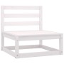 5-piece garden lounge set white solid pine wood by vidaXL, Garden sets - Ref: Foro24-3075575, Price: 256,99 €, Discount: %