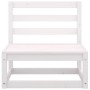 Garden lounge set of 10 pieces white solid pine wood by vidaXL, Garden sets - Ref: Foro24-3075680, Price: 507,40 €, Discount: %