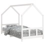 Estructura de cama para niños madera de pino blanco 90x200 cm de vidaXL, Cunas y camas para niños - Ref: Foro24-835719, Preci...