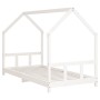 Estructura de cama para niños madera de pino blanco 90x200 cm de vidaXL, Cunas y camas para niños - Ref: Foro24-835719, Preci...