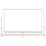 Estructura de cama para niños madera de pino blanco 90x200 cm de vidaXL, Cunas y camas para niños - Ref: Foro24-835719, Preci...