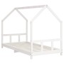 Estructura de cama para niños madera de pino blanco 90x200 cm de vidaXL, Cunas y camas para niños - Ref: Foro24-835719, Preci...